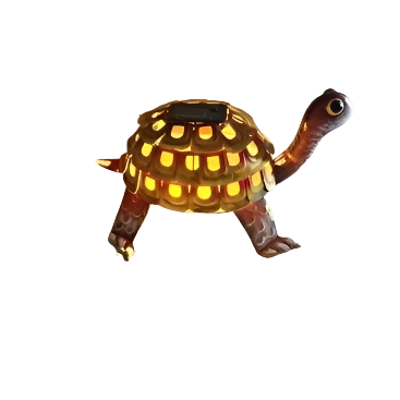 LuminaShell - Solar Schildpad Lichtsculptuur
