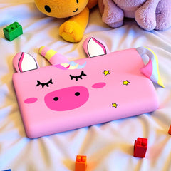 Dreamicorn - Kinderkussen met Friemelstaart en Unicorn Design