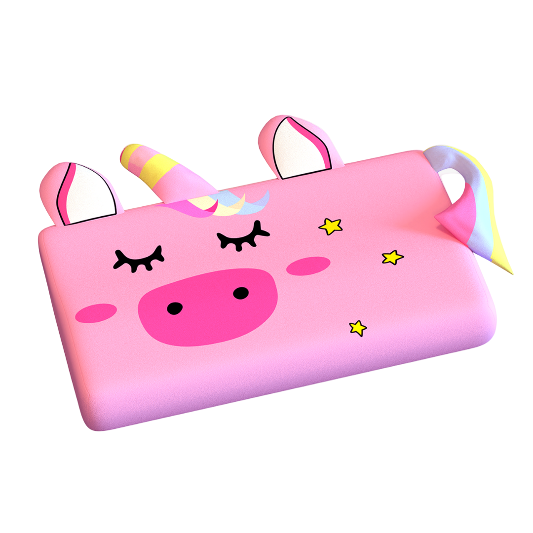 Dreamicorn - Kinderkussen met Friemelstaart en Unicorn Design