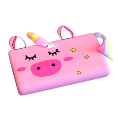 Dreamicorn - Kinderkussen met Friemelstaart en Unicorn Design