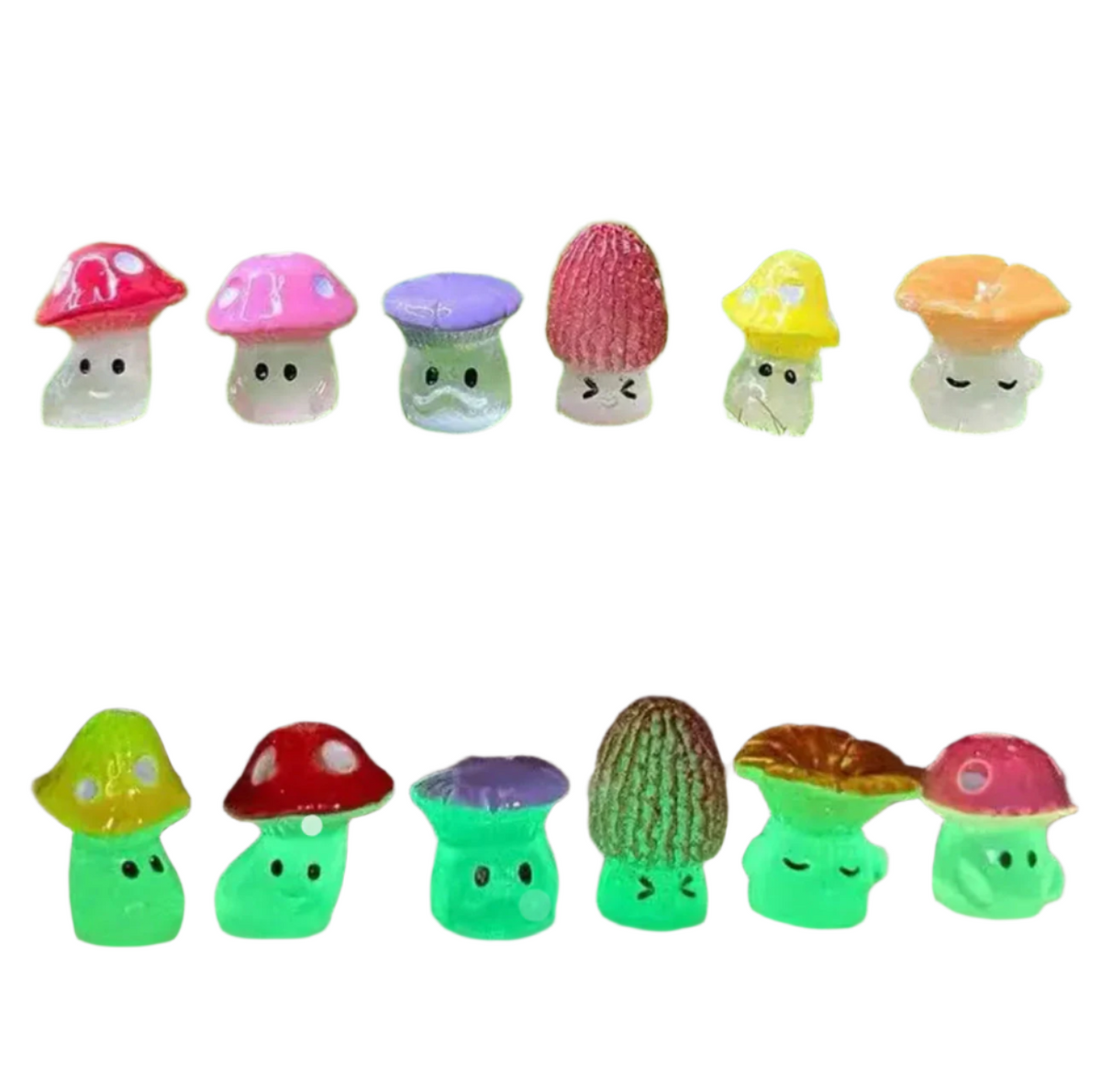 Paddestoel Magie - Schattige Miniatuur Decor Set