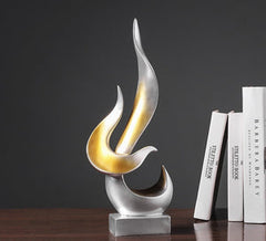 FlameFusion – Abstracte Wandkunst voor Moderne Interieurdecoratie