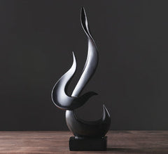 FlameFusion – Abstracte Wandkunst voor Moderne Interieurdecoratie