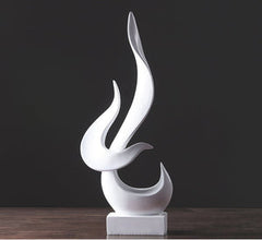 FlameFusion – Abstracte Wandkunst voor Moderne Interieurdecoratie