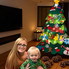 Feltiva – Vilt Kerstboom met Versieringen voor Kinderen