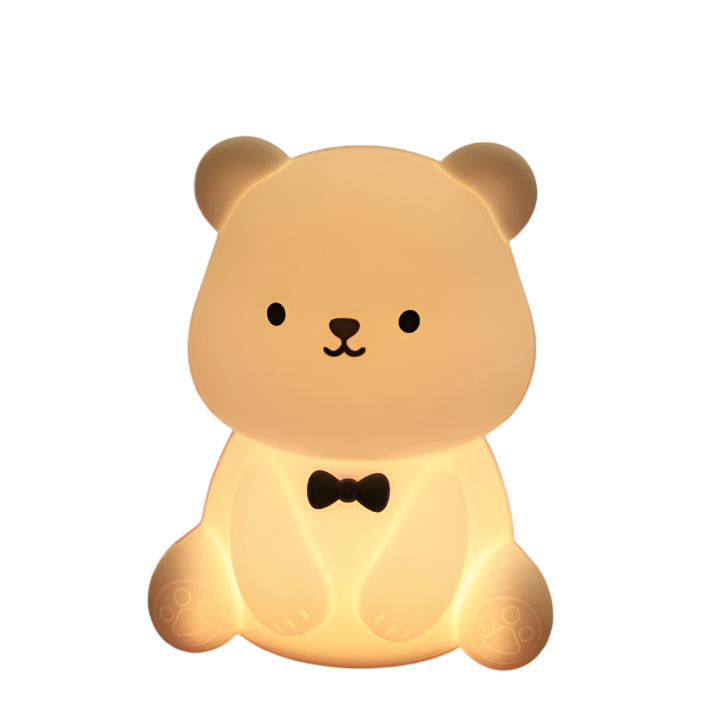 Teddy Glow-  Teddybeer met vlinderdas Nachtlamp