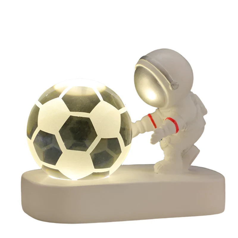 LumoSphere - Astronaut Kristal Atmosfeer Nachtlamp
