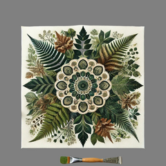 Verdara - Botanische Mandala Diamond Painting