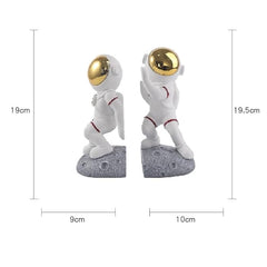 StarGaze - Astronauten Boekensteunen van Resin