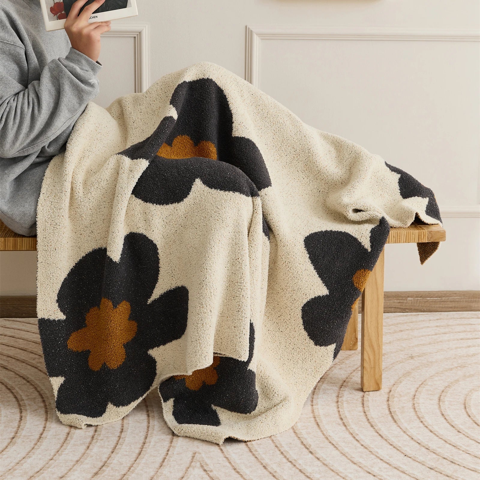 FlowBlanket - Luxe Bloemen Deken