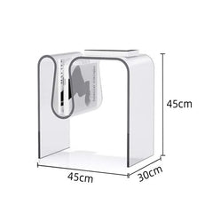 ClearLuxe - Transparante Acryl Moderne Salontafel met Mobiel Ontwerp