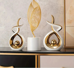 Ceramica - Abstracte Kunststandbeelden voor Moderne Huizen