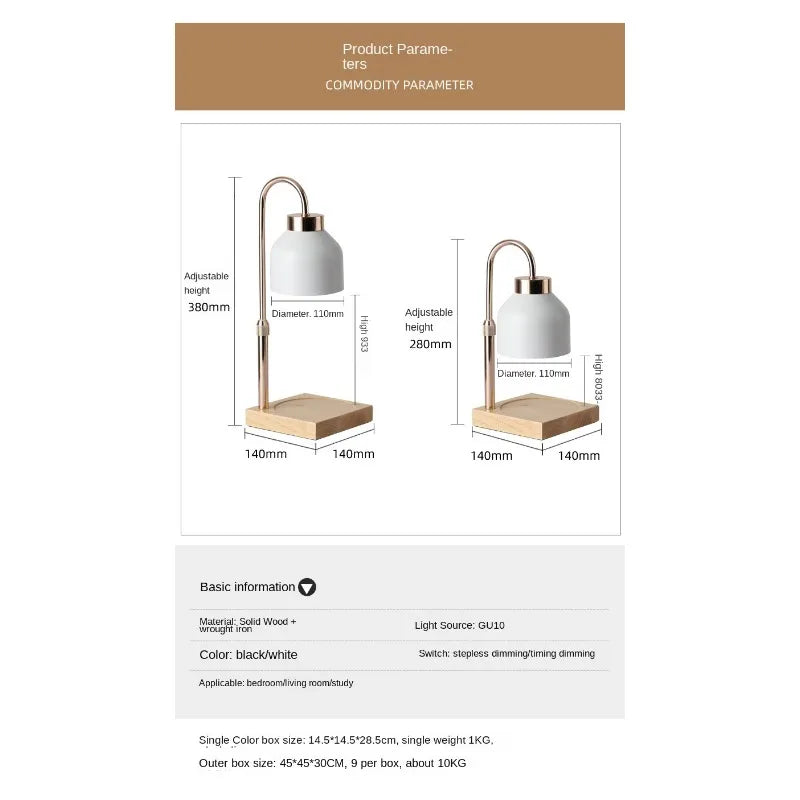 GlowEase - Verstelbare Kaarsenwarmer Lamp