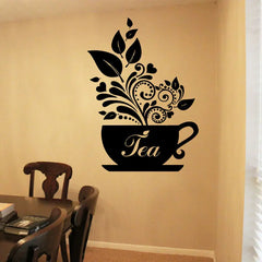 Art Sip - Theekop Muursticker