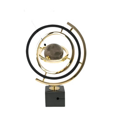 CosmoSphere - Iconische Wereldbol Decoratie met Metalen Basis