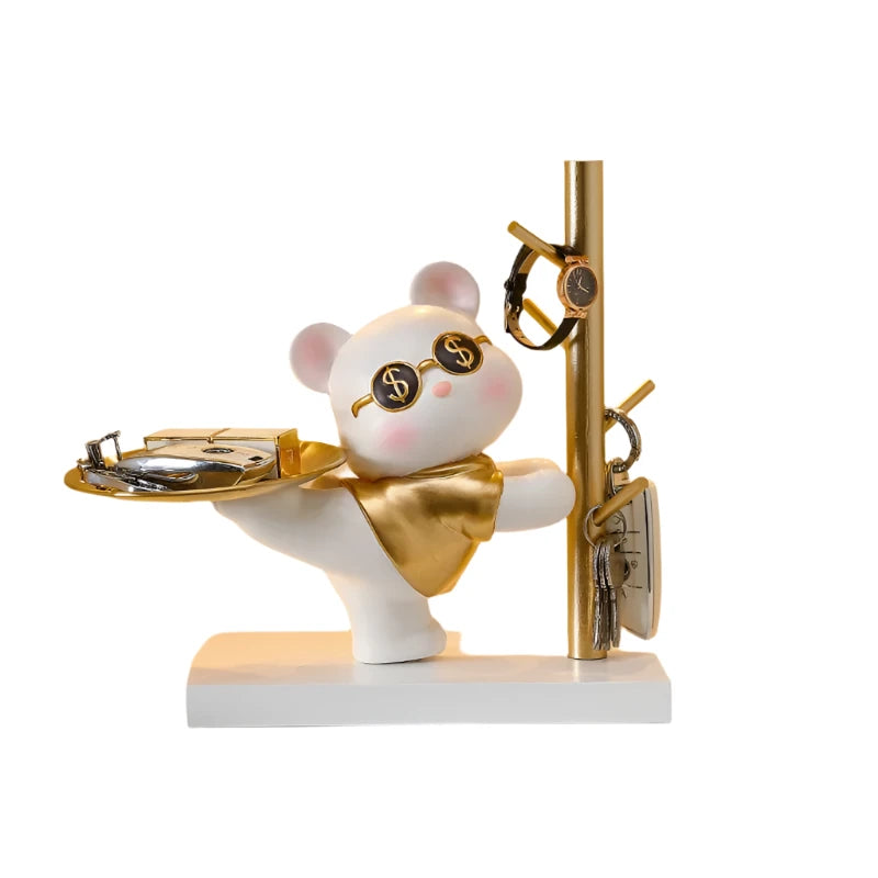 Gelukspoes - Moderne Kat Sleutelhanger Ornament voor Hal Decoratie