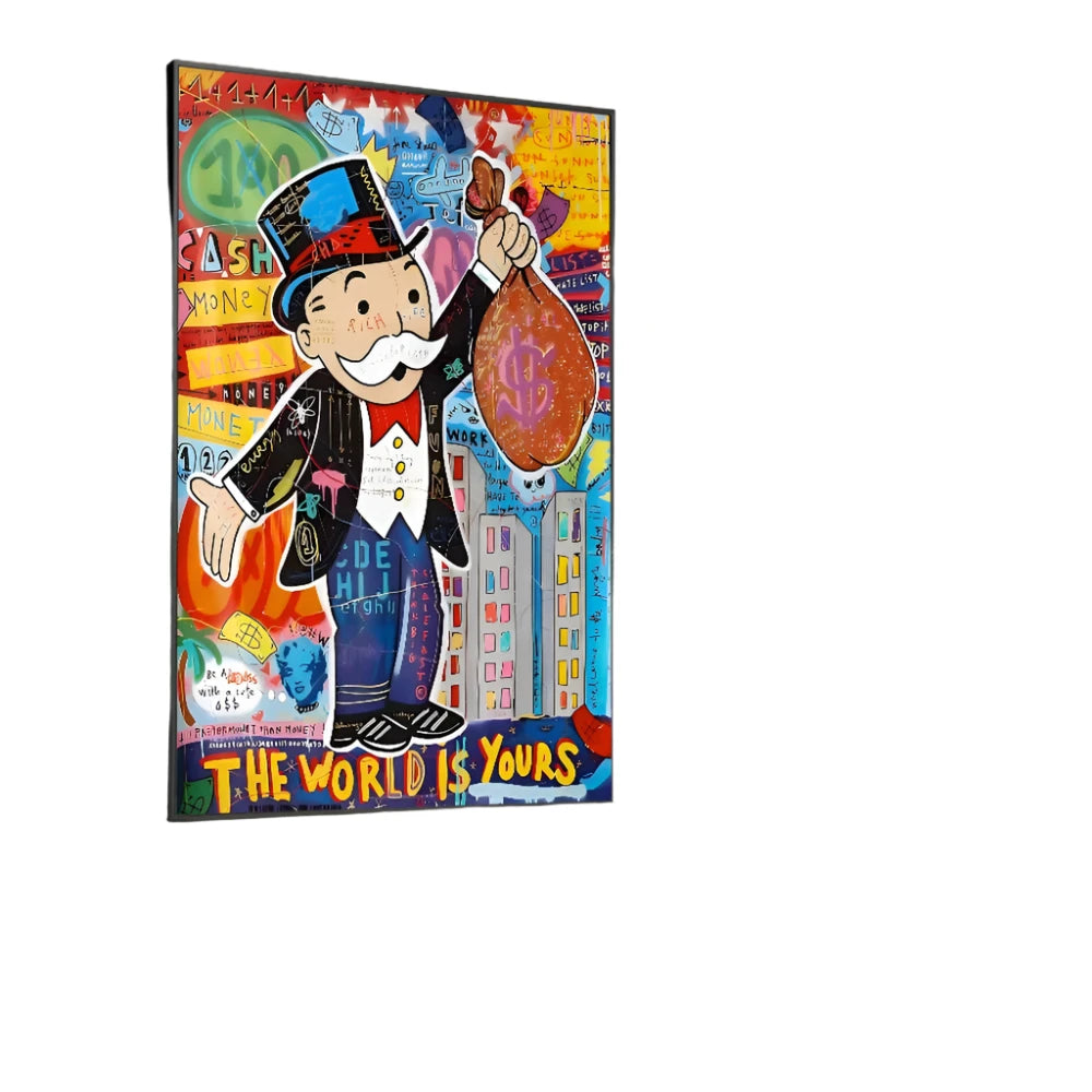 Monetrix - Alec Monopoly Geïnspireerde Geld Poster