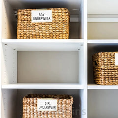 Clarity - Kledingkast Organisatie Label Stickers