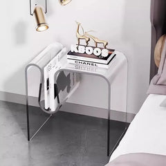 ClearLuxe - Transparante Acryl Moderne Salontafel met Mobiel Ontwerp