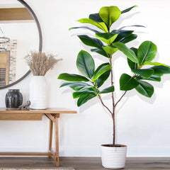 Magnolia Bloei - Kunstmatige Rubber Vijgenboom 86-135 cm