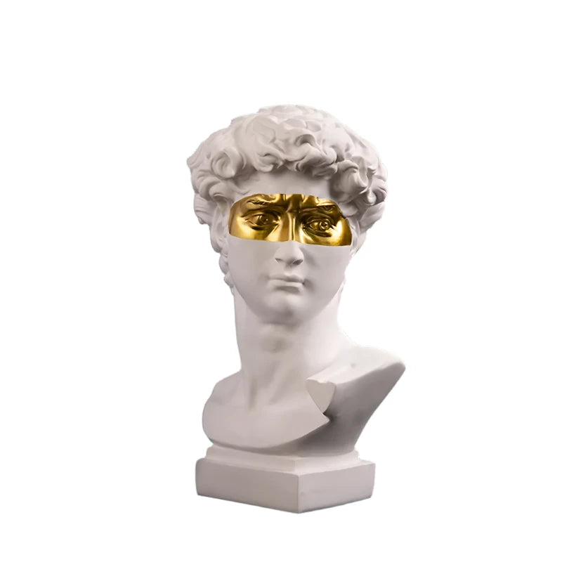 Veroza - David Hoofd Resin Standbeeld