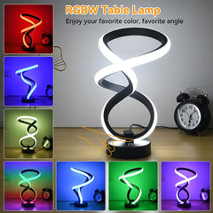 LumaSpire - Moderne RGBW LED Tafellamp