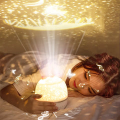 Starlight Glow - Roterende hemelmaanlamp