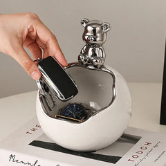 ChicBear - Creatief Keramisch Opbergornament