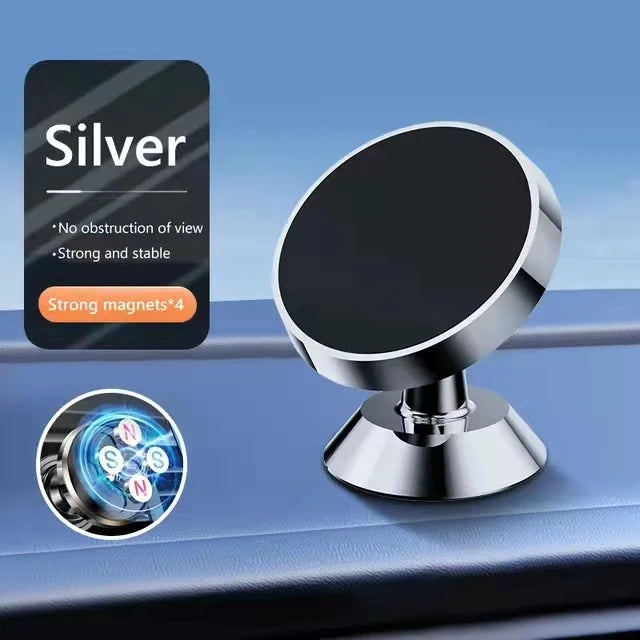 MagLock – 360° Draaibare Magnetische Telefoonhouder voor in de Auto