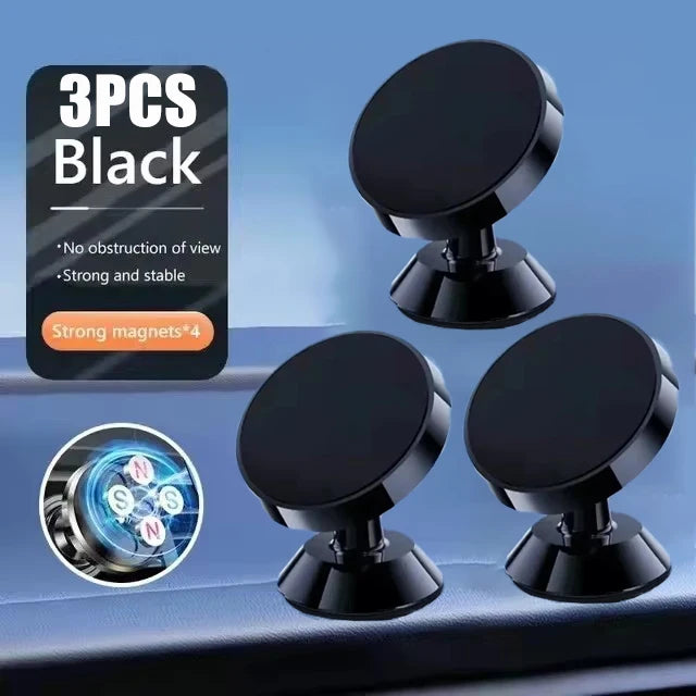 MagLock – 360° Draaibare Magnetische Telefoonhouder voor in de Auto
