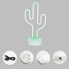 Cactus Glow - Groene LED Neonlamp