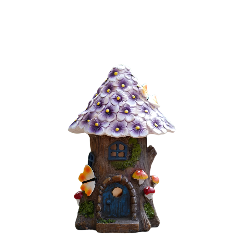 LumaGlow - Paddenstoelhuis Buitenlicht Sculptuur