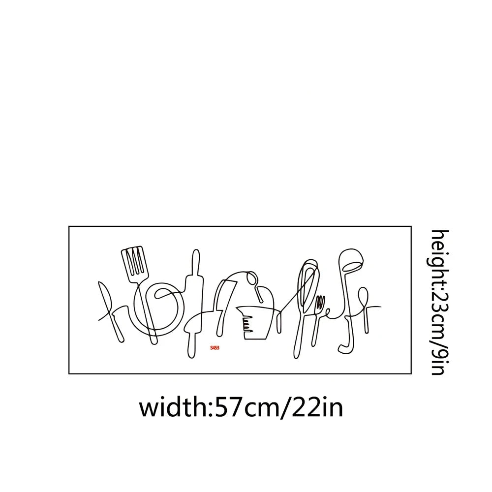 Stickora - Vinyl Zelfklevende Muurstickers Keuken