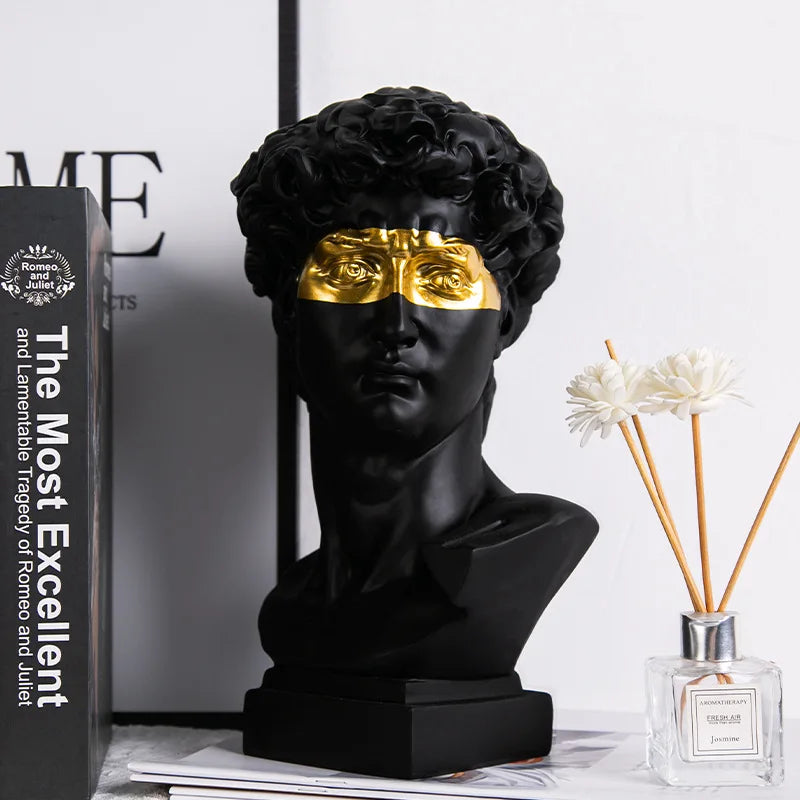 Veroza - David Hoofd Resin Standbeeld