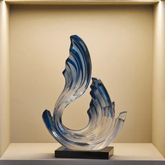 NordicSculpt - Minimalistisch Harsbeeld voor Planken & Bureaus