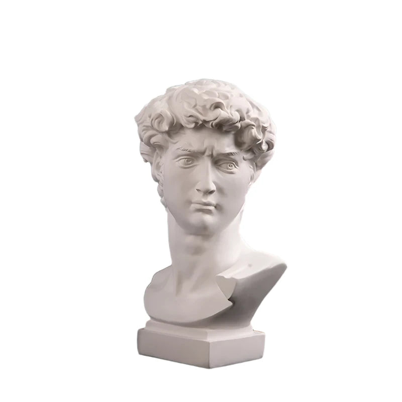 Veroza - David Hoofd Resin Standbeeld