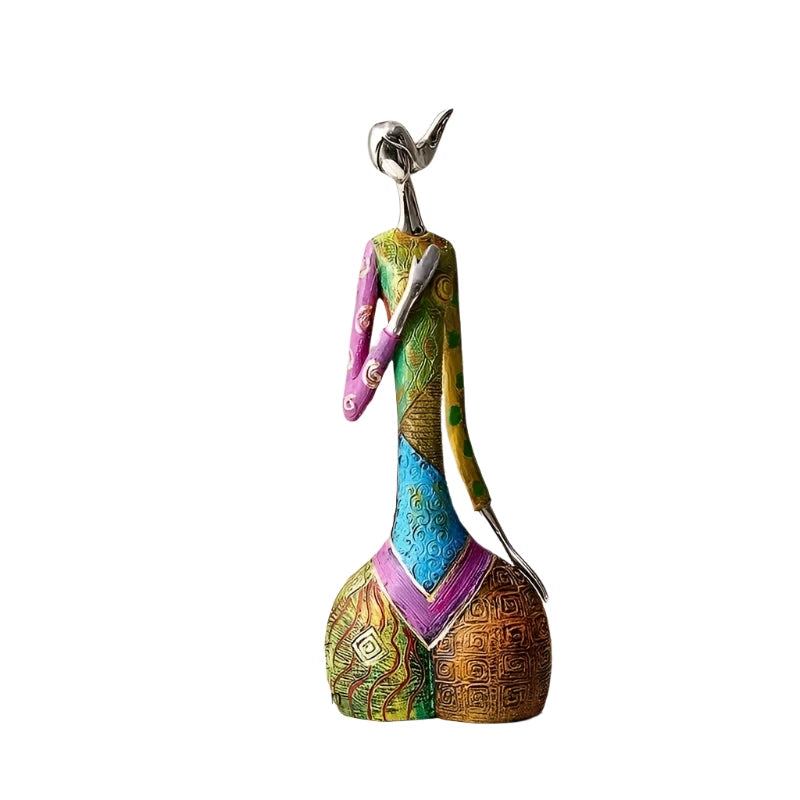 VivaForm - Abstracte Vrouwelijke Sculptuur voor Woondecoratie