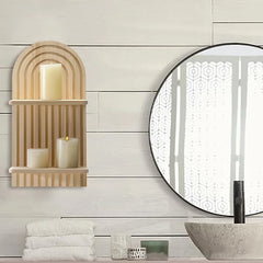 Merknaam: Woodsy Arch - Houten Muurbeugel