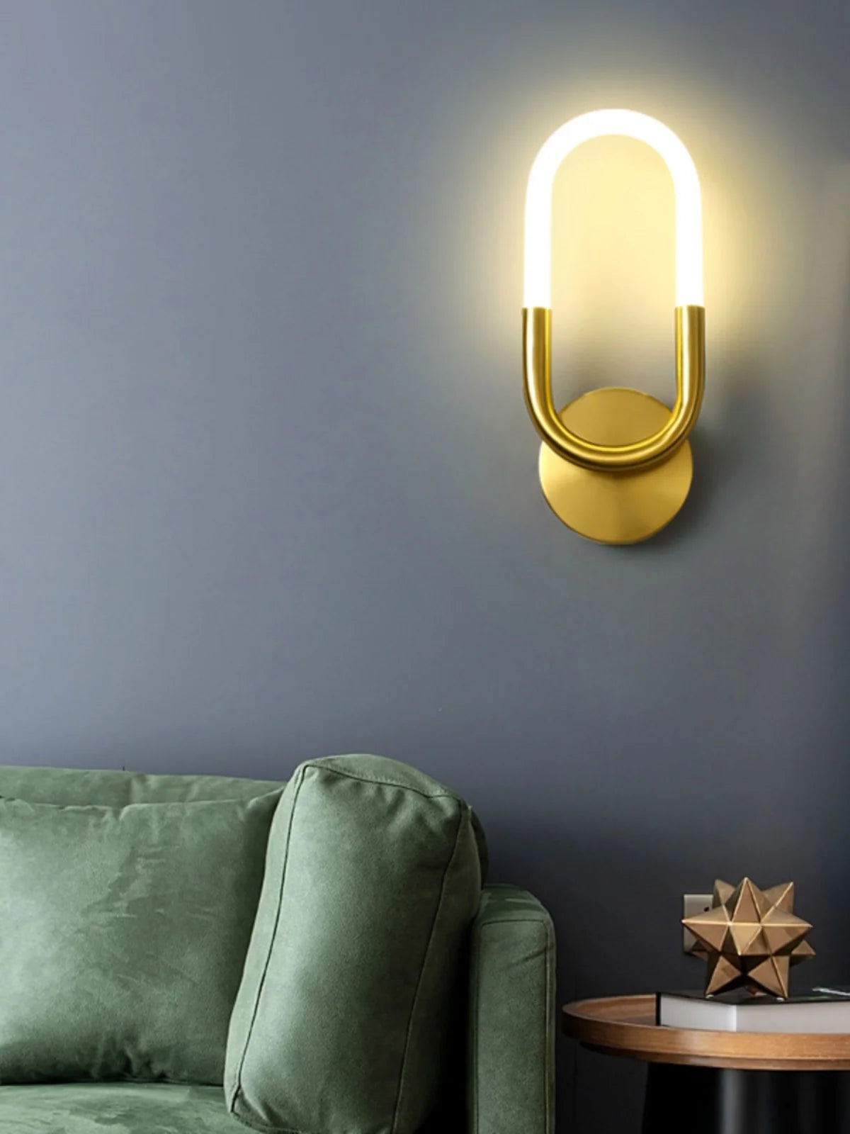Aurora Bronze - Retro Nordic Wandlamp voor Slaap- en Woonkamer