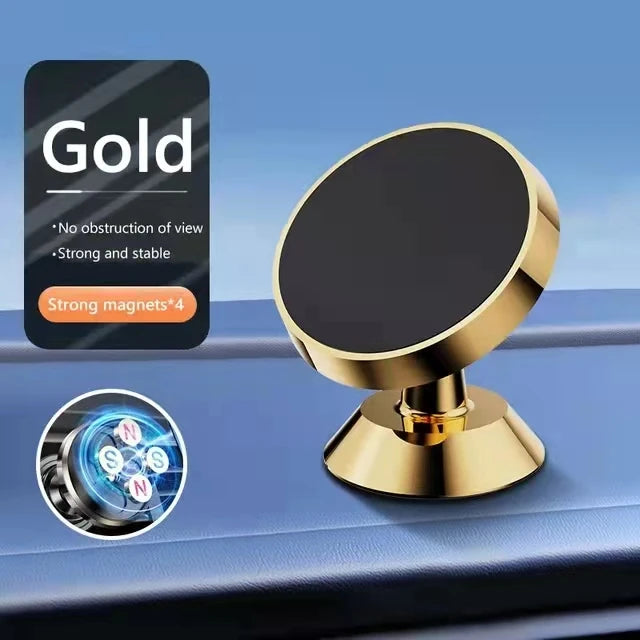 MagLock – 360° Draaibare Magnetische Telefoonhouder voor in de Auto