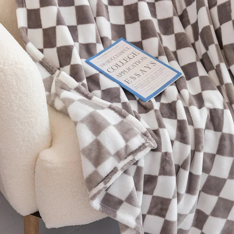 SnuggleWrap - Retro Vloerbedekking Plaid Flanellen Deken