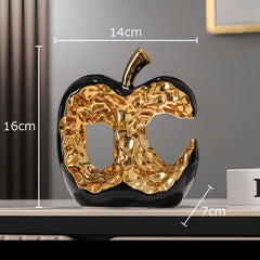 Opulent Apple - Goudplated Sculptuur