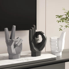 GestureArt - Modern Abstract Hand Gesture Sculpture