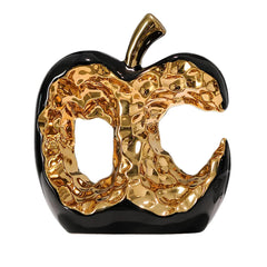 GoudenKern - Vergulde Holle Appel Sculptuur
