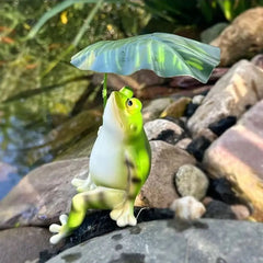 Frog Haven - Gesimuleerde Kikker Tuindecoratie