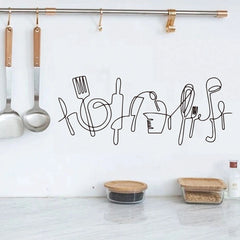 Stickora - Vinyl Zelfklevende Muurstickers Keuken