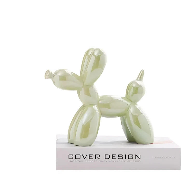 Nordic Pup - Keramische Ballon Hond Sculptuur