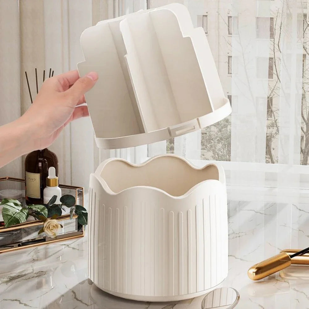 Twirl360 - Roterende Make-up Borstelhouder met Deksel