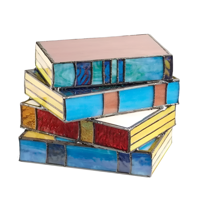 Litera - Artistieke Stacked Books Lamp