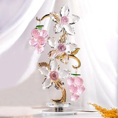 CrystalBloom - Eeuwige Kristallen Roos Ornament